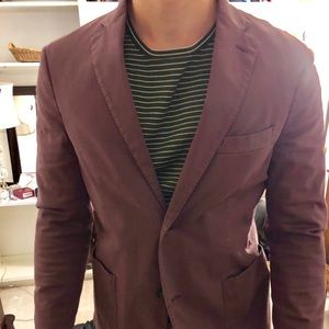 Culturata Blazer - Mahogany Deep Red